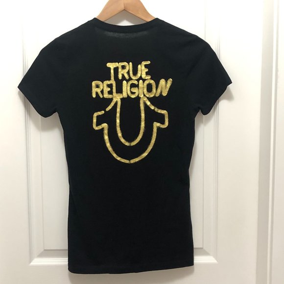 *NWOT* True Religion V-Neck T-Shirt - Size XS - Picture 1 of 4
